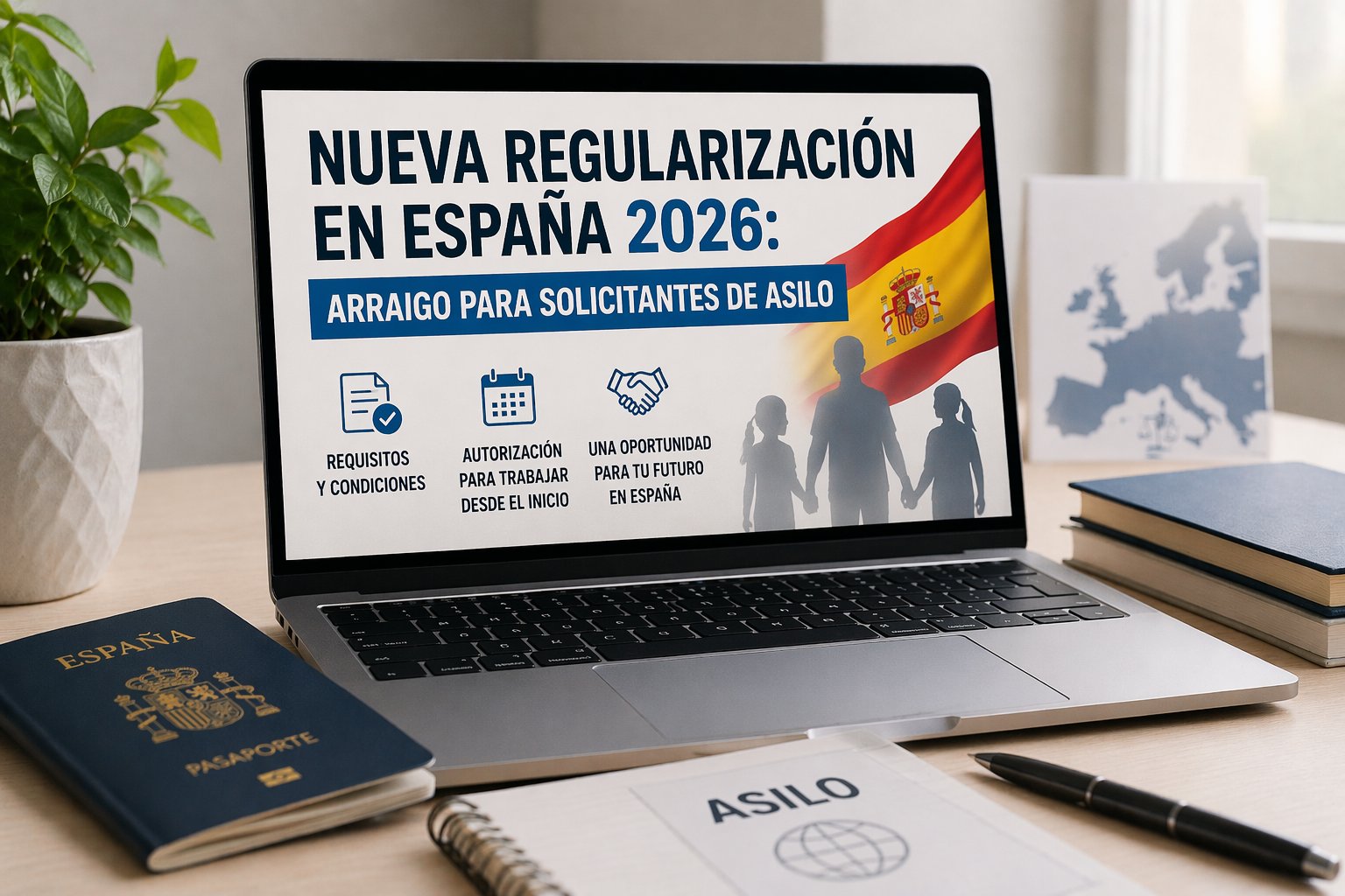 Arraigo para solicitantes de asilo 2026: requisitos y claves